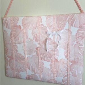 Hair bow holder,/organizer, boho, 16x20, handmade